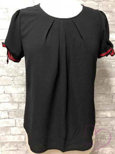 1871 Women's Short Sleeve Blouses - Lessismore Fashion